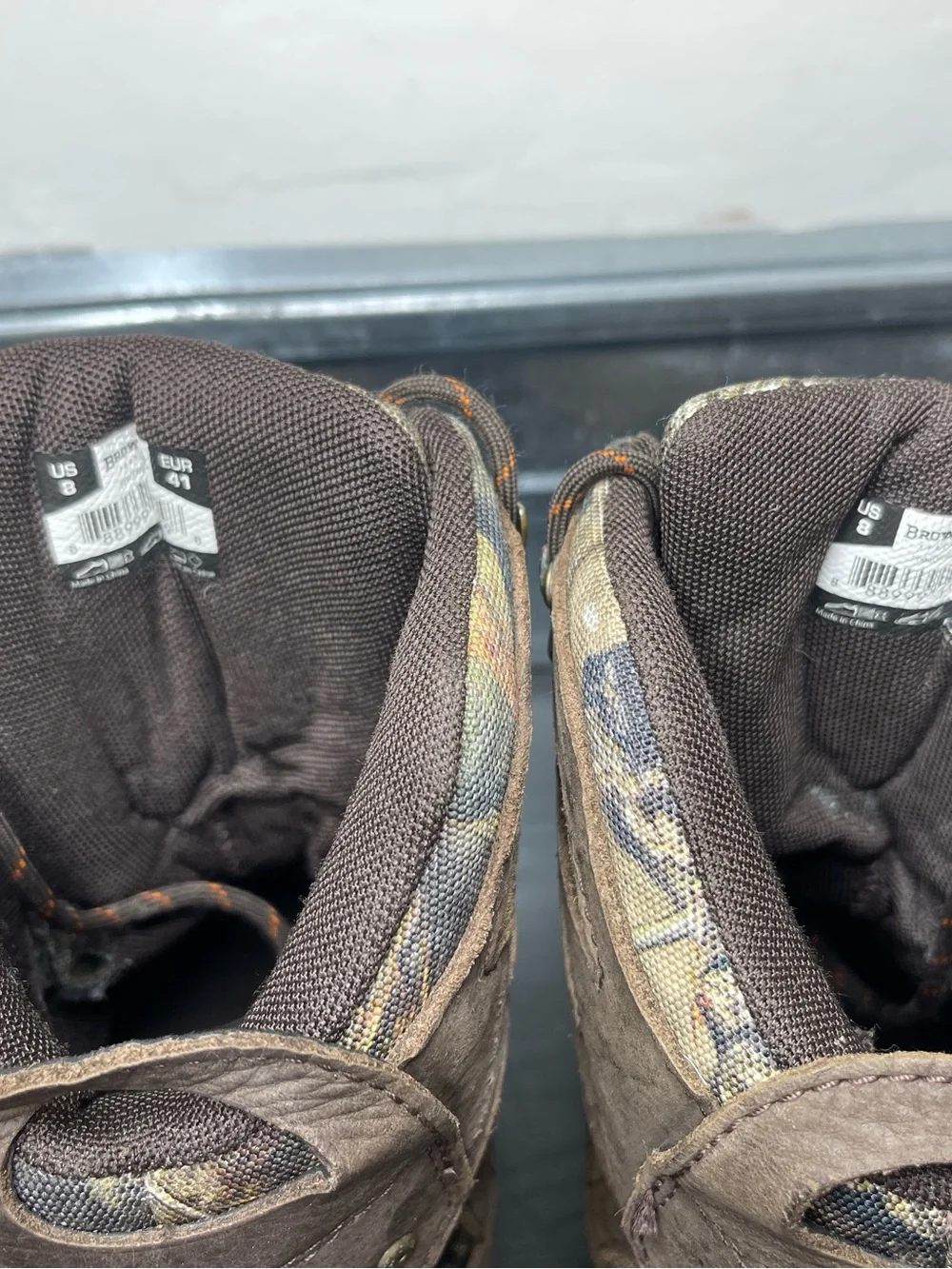 Browning Men’s Size 8 Camo Hunting Boots Waterproof Insulated Outdoor Hiking